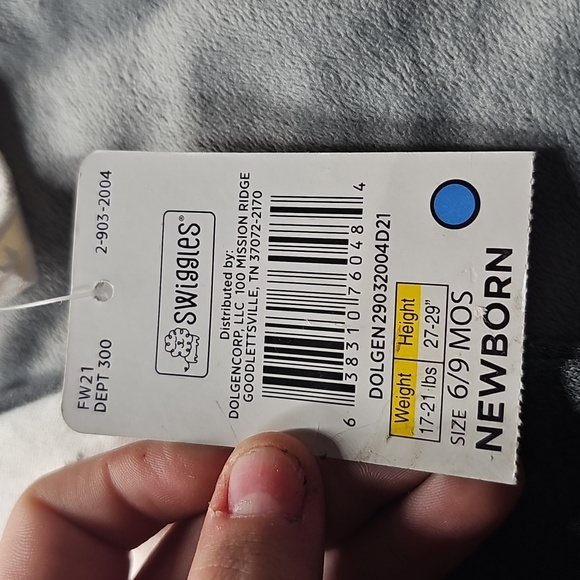 E Cute baby soft sz 6/9M - Picture 7 of 8